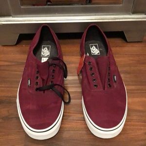 New men’s  Vans size 14 color red